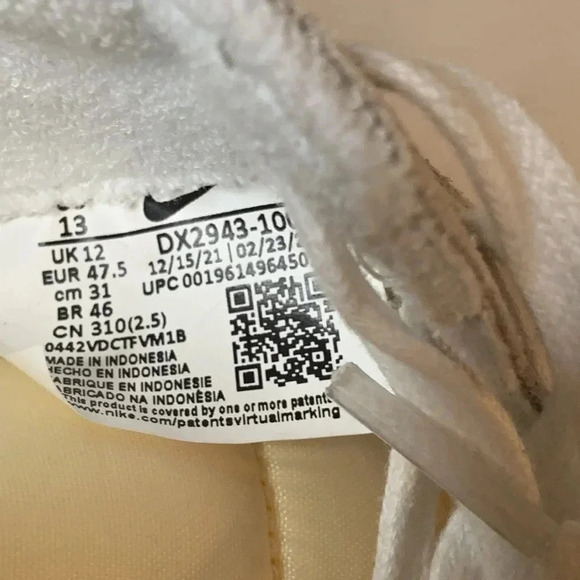 Nike Sneakers Waffle Debut Men’s Size 13 White University Blue New - Picture 11 of 12